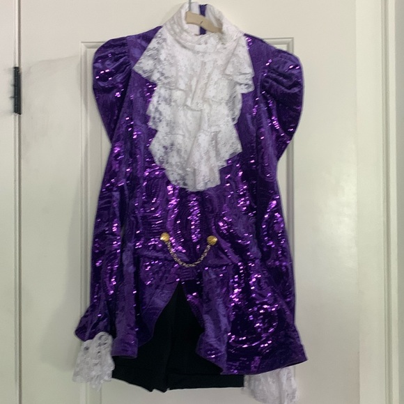 PRINCE Purple Rain Inspired Halloween Costume Adult Small - Picture 1 of 8